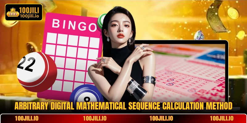 Arbitrary digital mathematical sequence calculation method