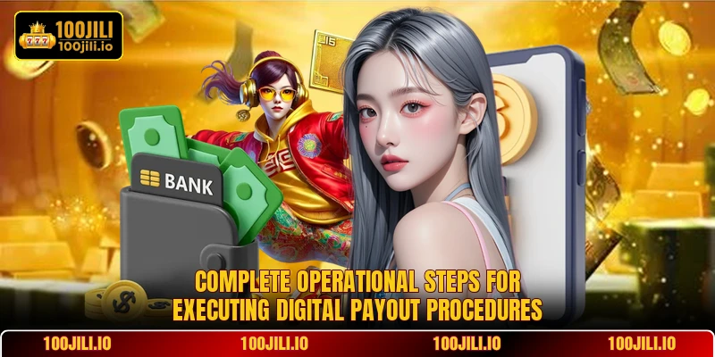 Complete operational steps for executing digital payout procedures