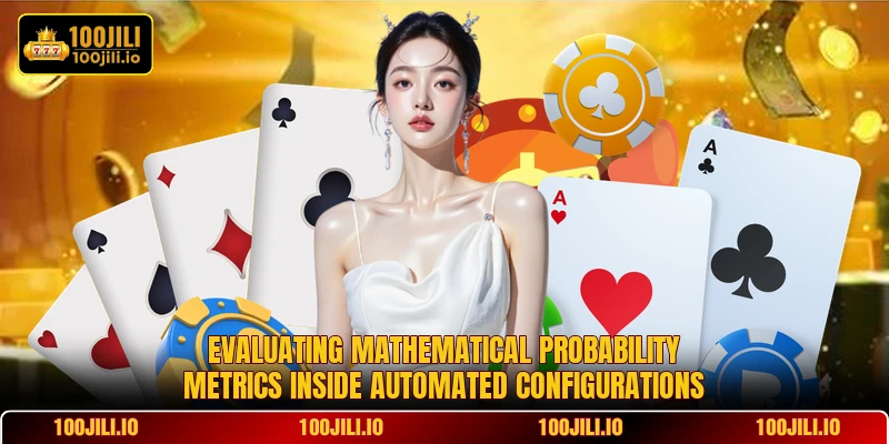 Evaluating mathematical probability metrics inside automated configurations