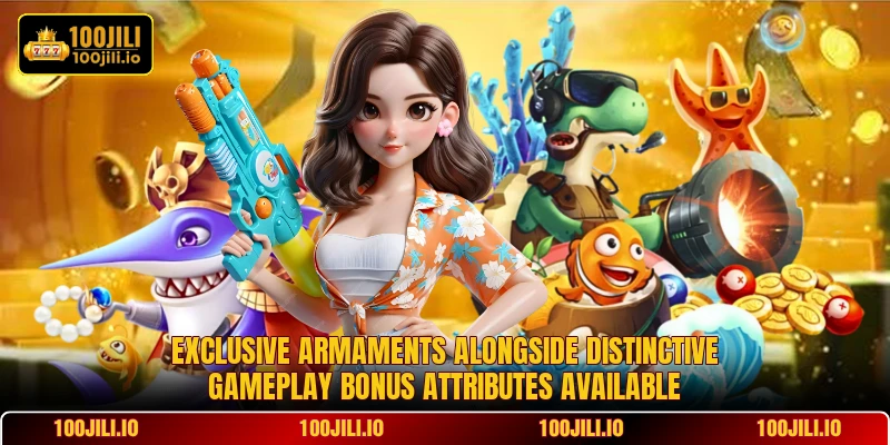 Exclusive armaments alongside distinctive gameplay bonus attributes available