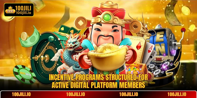 Incentive programs structured for active digital platform members Incentive programs structured for active digital platform members