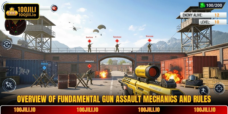 Overview of fundamental Gun Assault mechanics and rules