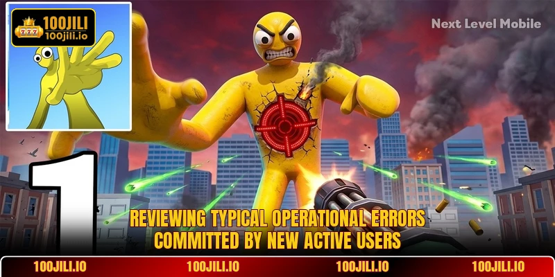 Reviewing typical operational errors committed by new active users